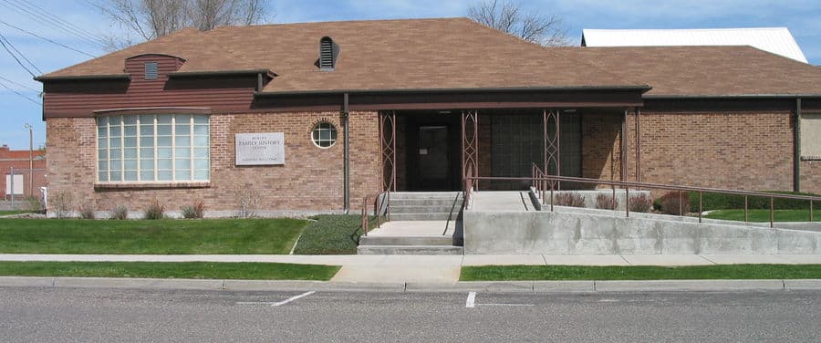 Burley FamilySearch Center building
